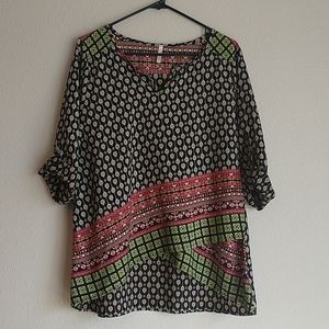 Women's Front Split Bottom Shirt